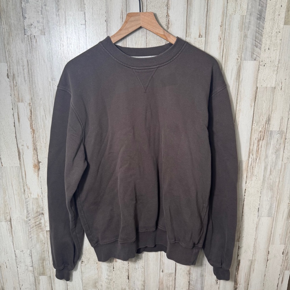 Vintage 90s Champion Solid Brown Crewneck Sweatshirt‎ Mens Size Medium